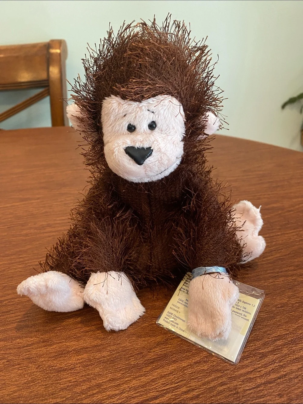 Webkinz monkey NWT